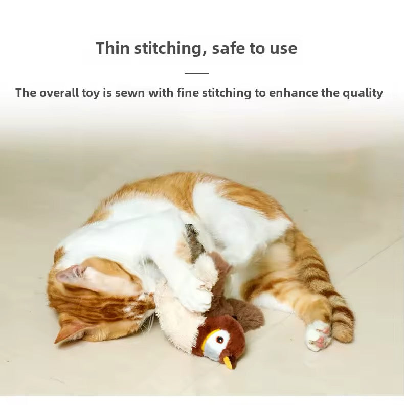 The Ultimate Hunting Companion for Your Cat – Realistic Electric Bird Toy